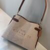 COACH HANNA CANVAS SHOULDER BAG