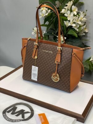 MICHAEL KORS TOTE BAG WITH DUST BAG (COFFEE-BROWN)
