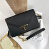 PRADA SAFFIANO LEATHER SHOULDER BAG ( BLACK ) WITH BOX