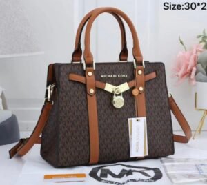 MICHALE_KORS HAMILTON TOTE BAG WITH DUST BAG (BROWN)